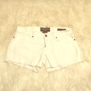 Lucky Brand White Denim “Riley” Shorts